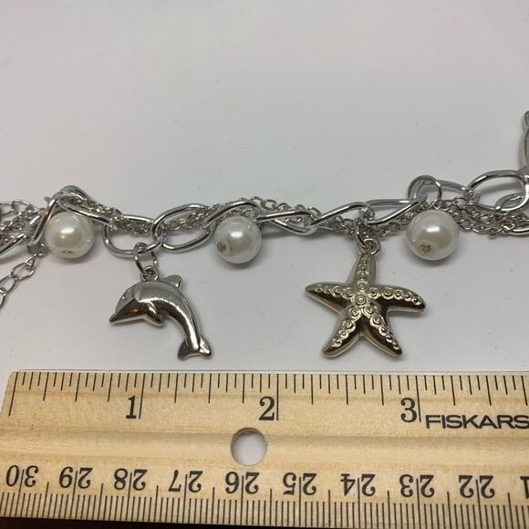 (O1) Dolphin & Starfish Bracelet/Anklet - Picture 4 of 4